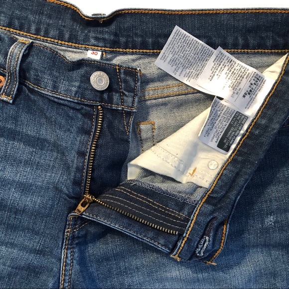 Levi Blue Jean Shorts - Picture 6 of 7